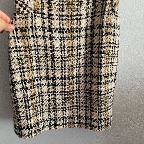 ZARA Tweed Pinafore Dress Size S NWT - Picture 8 of 10